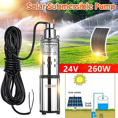 £75.65 • Buy Solar Water Pump Deep Well Pump Submersible DC Pump Agricultural Irrigation