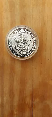 2016 2oz Queens Beasts Lion Of England  Silver  Coin In A Capsule • £57.76