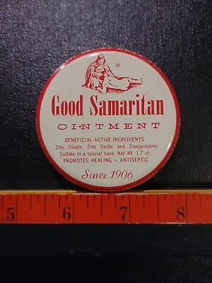 Vintage Good Samaritan Ointment Advertising Medicine Tin. • $12