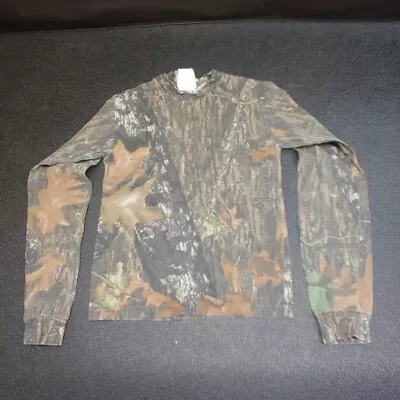 Jerzees Outdoors Boys Size Small 6-8 Mossy Oak Break Up Long Sleeve Shirt • $9.87