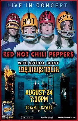 Red Hot Chili Peppers Oakland CA Concert Poster 11 X 17 Framed • $21.99