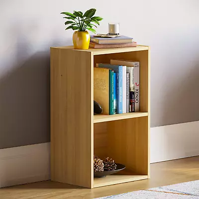 Oxford 2 3 4 5 Tier Cube Bookcase Display Shelving Storage Unit Wood Furniture • £16.99