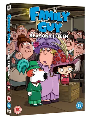 Family Guy: Season Fifteen DVD (2015) Seth MacFarlane Cert 15 3 Discs • £2.98