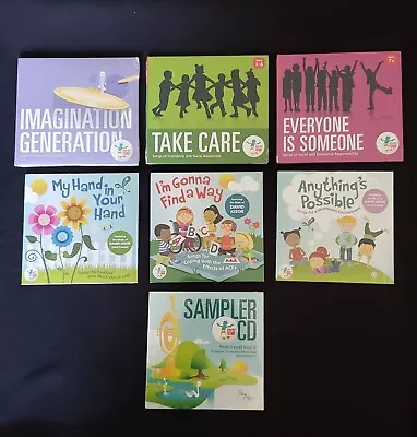 Set Of 7 Preschool Educational Children's Music Cds Social-emotional Learning • $9.99