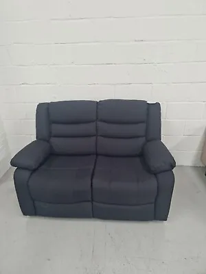 Manual Reclining 2 Seater Sofa Charcoal • £299