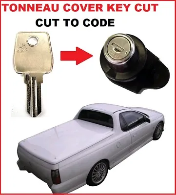 Key Cut Code For Holden Push Button Tonneau Cover Locks Ute Canopy Lock LF22R • $17.45