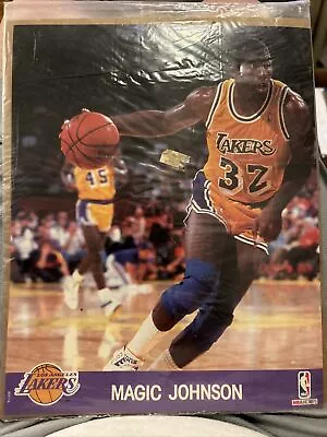 Magic Johnson Picture “Collect NBA Hoops Action Photos Team Sets” Unopened MINT • $5