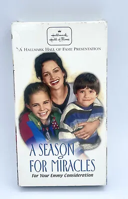 A Season For Miracles HALLMARK Hall Of FAME VHS 1999 FYC PROMO SCREENER RARE • $6.95