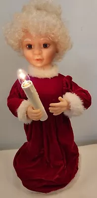 *VIDEO* Vintage Santa's Best Animated Mrs Claus Christmas Decor Seasonal 18   • $25