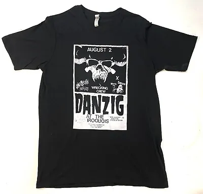 Danzig Misfits Original Punk Rock Show Poster T-shirt XL 1-off Hand Made • £10.61