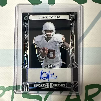 2024 Leaf Sports Heroes Vince Young Auto 5/30 • $10