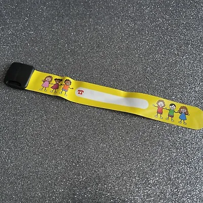 Child Kids Safety ID Band Wristband Reusable Anti-lost Bracelet-telephone Number • £3.05