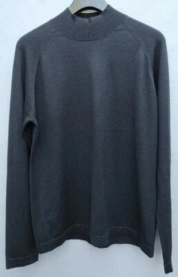 £39.95 • Buy Mens J Lindeberg File Turtle Neck Jumper Merino Wool Silk Black Size L Large