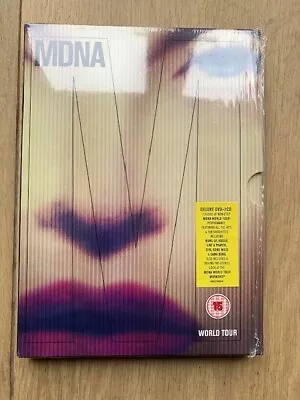Madonna Uk Version !!  Rare Mdna World Tour  Deluxe Dvd + 2 Cd  2013 • £49.99