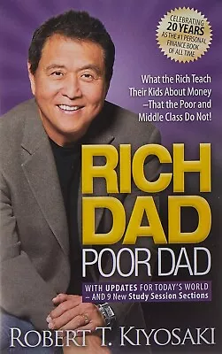 Rich Dad Poor Dad By Robert Kiyosaki | Paperback Book • $17.21