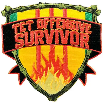 Vietnam Veteran TET Survivor Hook And Loop Patch • $7.95