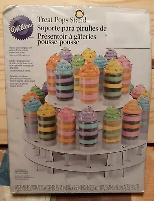 2 Tier Display Stand Wilton Treats Cakes Pops Holds 26 New. • $8.15