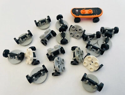 £4.25 • Buy Various Lego 2 X 2 Plate With Small Wheel Plus Lego Skateboard. Used.