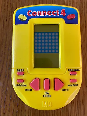 Vintage MB/Hasbro Connect 4 Electronic Handheld LCD Game 1998 • £6