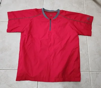 Mizuno Youth Sz L Red 1/4 Zip Shirt • $8
