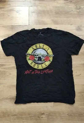 Not In This Lifetime Guns N Roses T Shirt Vintage XL Official USA Tour  • £10