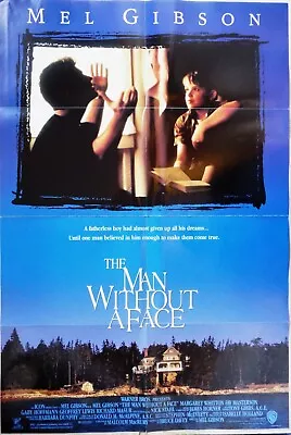 The Man Without A Face 1993 Mel Gibson Original US One Sheet Poster • $1.23