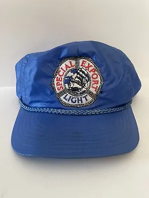 Vintage Special Export Light Beer Snapback Hat/Cap - Blue • $19.95