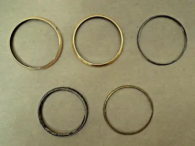 16 S HUNTER CASE BEZELS MIXED LOT OF 5 FROM WATCHMAKER ESTATE • $9.99