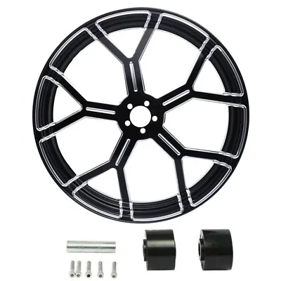 21 X3.5'' Front Wheel Rim Dual Disc Hub Fit For Harley Street Glide 08-23 CNC • $899.99