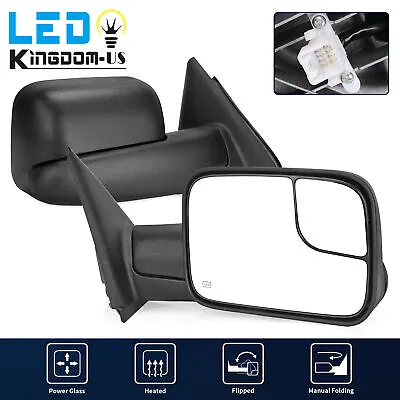 Passenger Side Power Heated Tow Mirror For Dodge RAM 02-08 1500 /03-09 2500 3500 • $59.59