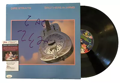 DIRE STRAITS Mark Knopfler Signed Brothers In Arms Record Album JSA COA • $999.98