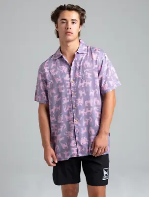 100% Mambo Surf De Luxe Violet Farting Loud Shirt Extra Large • $85
