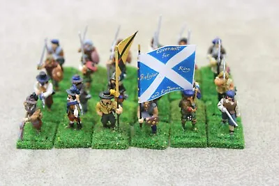 25mm ECW Metal INFANTRY X24 Painted Scottish Old School English Civil War 13459 • £29.99