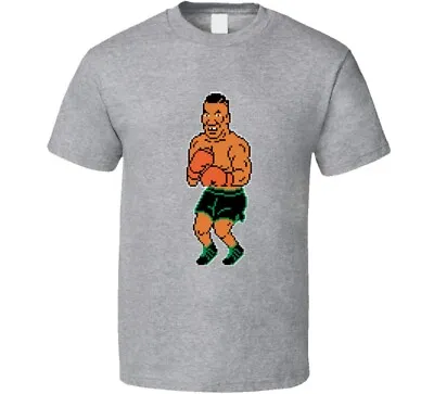 Mike Tyson 8 Bit Tyson's Punch Out Retro Video Game T Shirt • $25.99