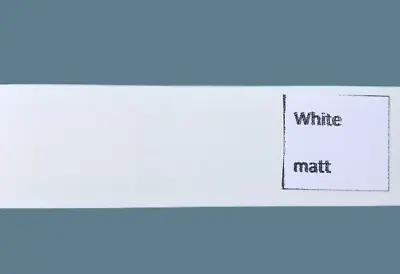Smooth White Pre Glued Melamine Iron On Edging/Tape 19mm22mm Furniture Edging • £0.99