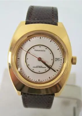 Vintage 18k GP TIFFANY & Co Chronometer Automatic Watch Cal.2892A2 EXLNT • $999