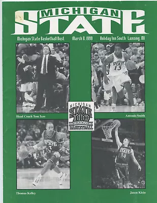 1999 Michigan State Spartans  Basketball Bust  Program (big Ten Champions) • $5.99