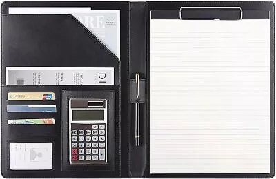 Podazz A4 Work Folder Clipboard Folder With Storage Document Pen Holder Writin • £16.40