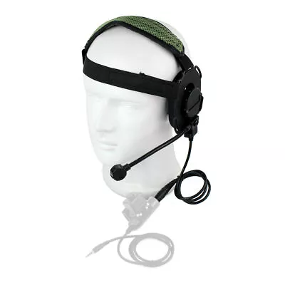 Z Tactical Earpiece Headset Headphone Airsoft Mic Radio For Bowman Elite II HD03 • £29.74