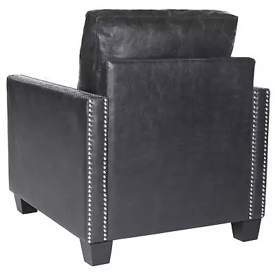 Horace Club Chair Antique Black Black • $552.26