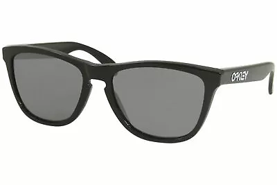 Oakley Frogskins Polished Black 55 Mm Men's Sunglasses OO9013 C4 55 • $94.99