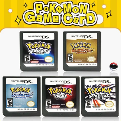 Nintendo DS Game Card HeartGold SoulSilver Platinum Pearl Diamond • $159.99