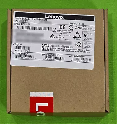 Lenovo ThinkPad EM7455 4G LTE Mobile Broadband Card / 4XC0L59128 • $35