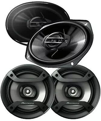 2x Pioneer TS-G6930F 6x9  3-Way 400W + 2x SP165 6.5  200W 2-Way Car Speakers • $89.99