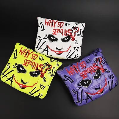 New Classic Joker Why So Serious Mallet Putter Headcover Fits Taylormade Spider • $39.99