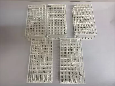 Lot Of 5 - NALGENE Plastic 13mm Test Tube Vial Rack Holder Unwire 6x12 72 Slots • $39.99