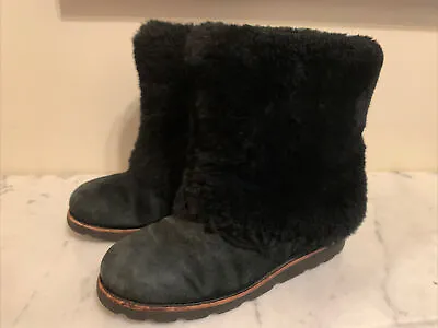 UGG Australia Womens Maylin 3220 Black Round Toe Pull On Winter Boots Size 7 • £64.27