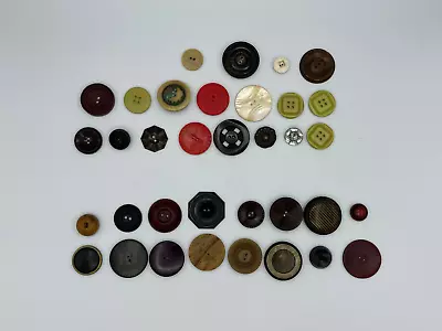 Vintage Lot Of 35 Buttons • $47.20