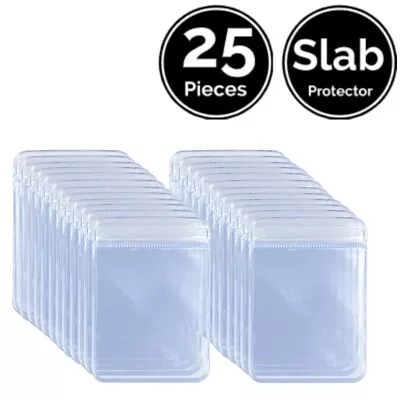 25 Lots Slab Coin Protector THICK Zip Sealed Bags For PCGS NGC ANACS • $8.95