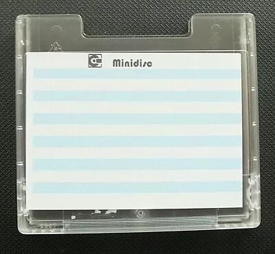 105 Minidisc Slip Case Labels - Inkjet Printable Various Designs Or Plain White • £4.99